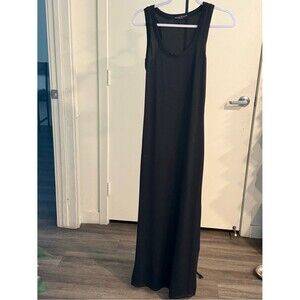 Absolutely Black Sleeveless Maxi Dress